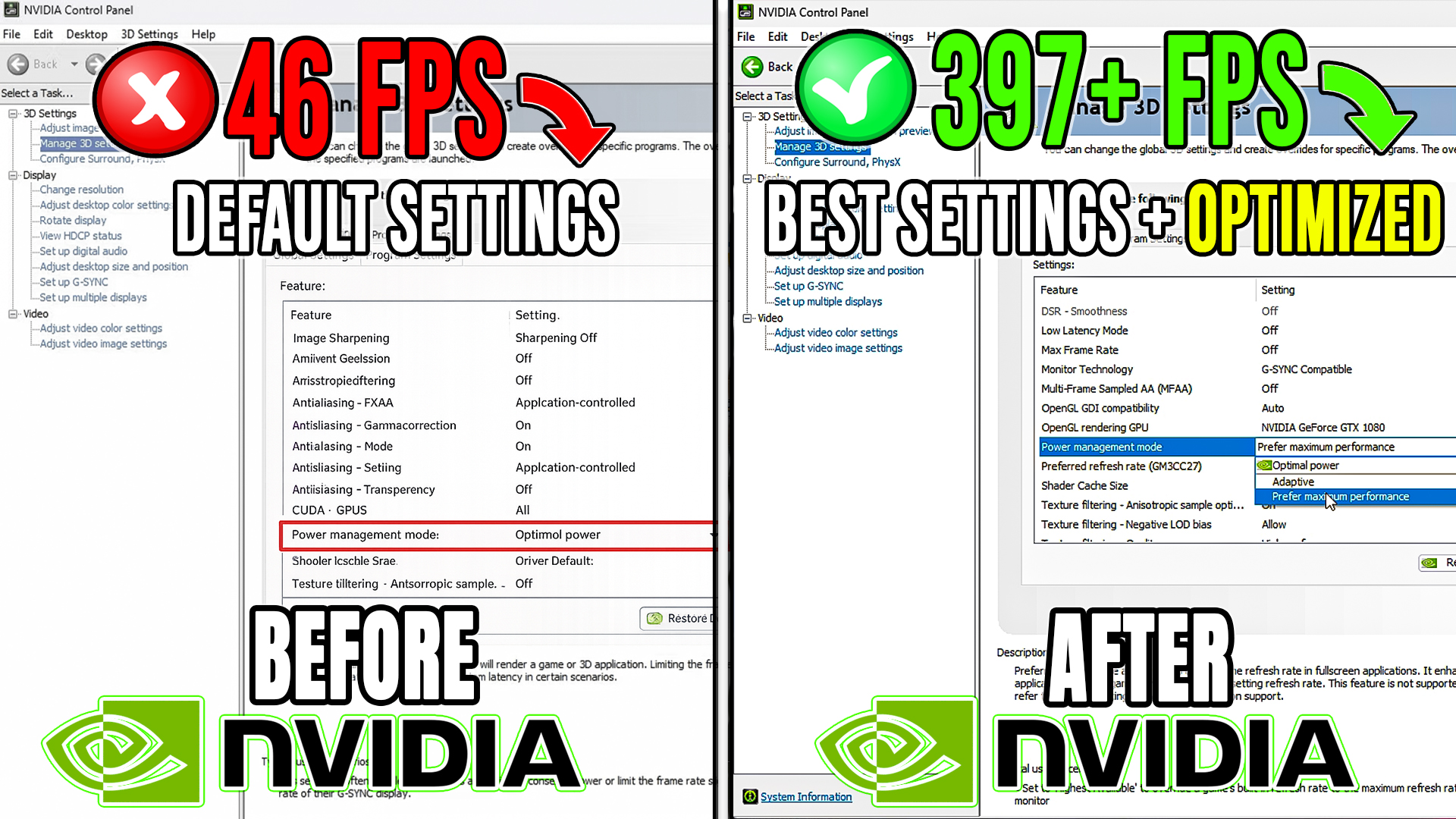 Best NVIDIA Control Panel Settings for Gaming & FPS Boost in 2026