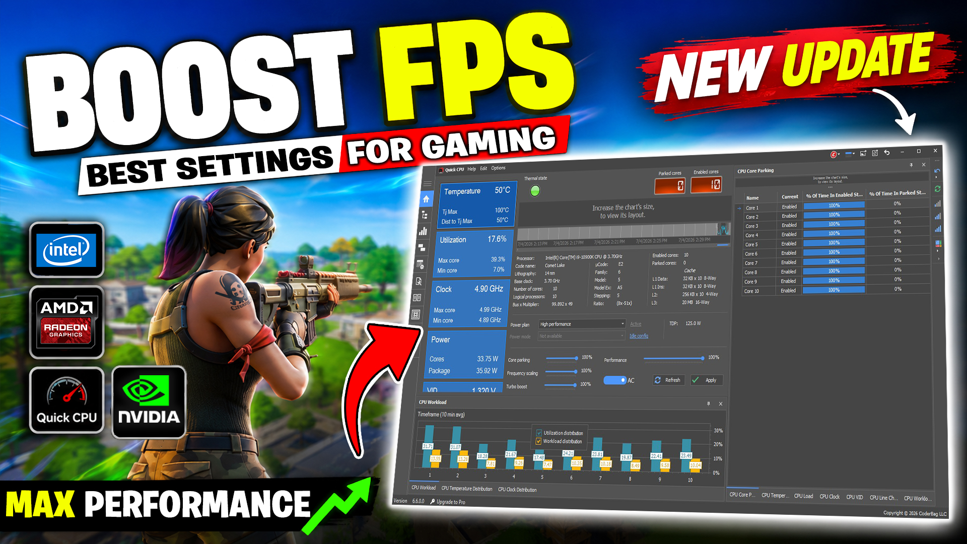Quick CPU Best Settings for Gaming in 2026