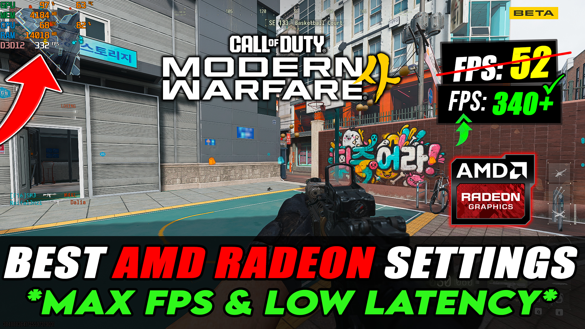 Best AMD Radeon Settings for Call of Duty Modern Warfare 4