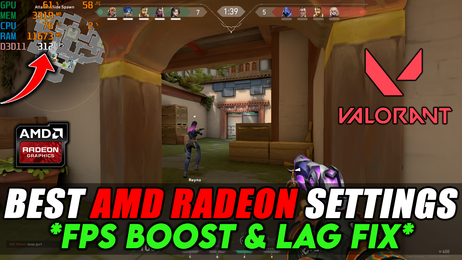 AMD Radeon Best Settings for VALORANT Season 2026 Act 5
